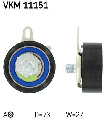 Galet tendeur de courroie de distribution (Galet tendeur de courroie crantée) SKF ref. VKM 11151
